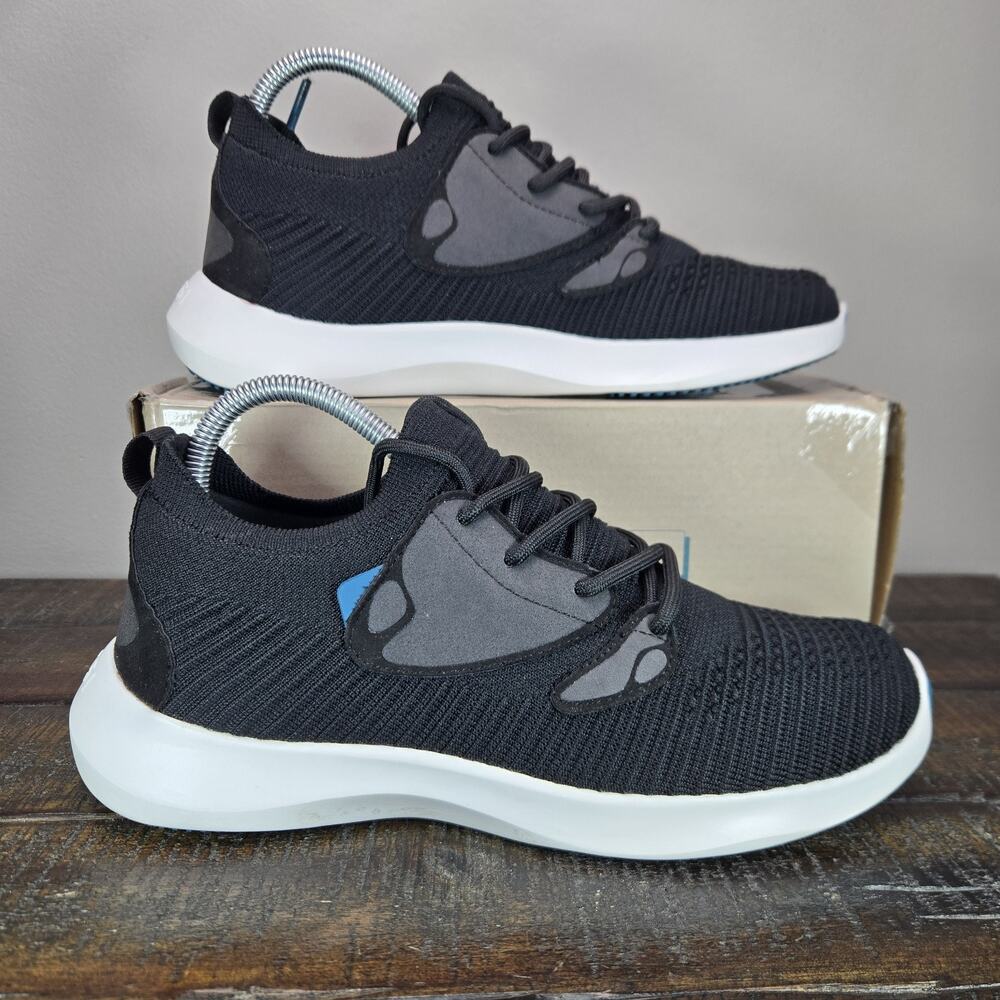 Vessi Everyday Move Lace Up Mens Size 7 Waterproof Shoes Sneakers Onyx Black
